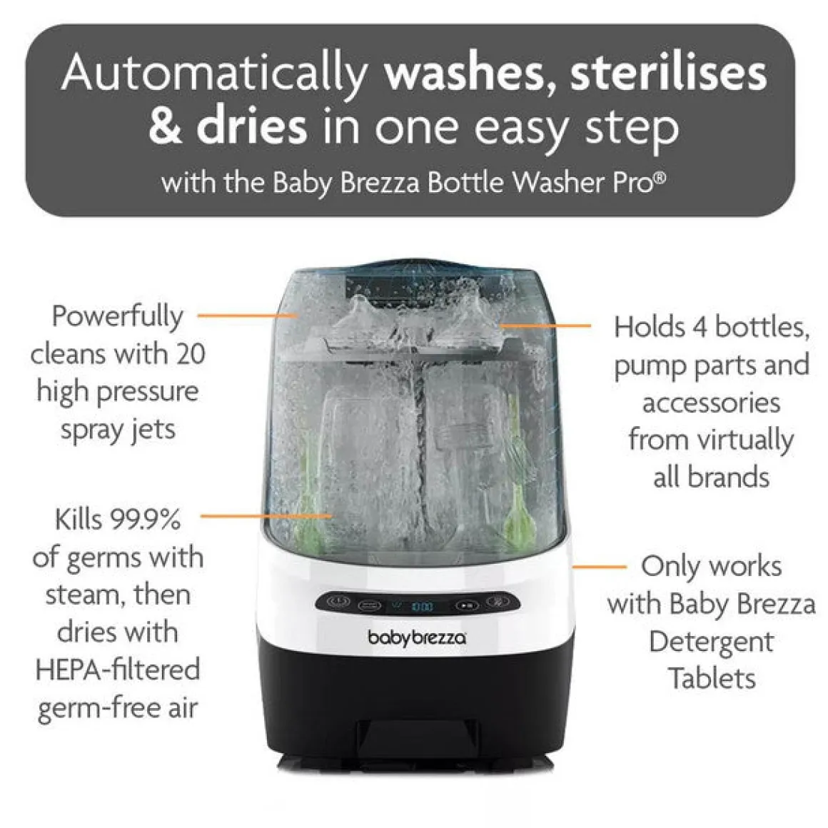 Baby Brezza Bottle Washer Pro