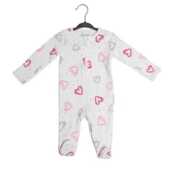 BabyMac - Organic Cotton Sleepsuit - Heart