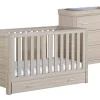 Babymore Luno Oak Room Set 2 piece - Cot Bed with drawer & Chest