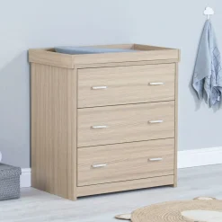 Babymore Luno Veni Chest Changer - Oak