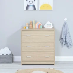 Babymore Luno Veni Chest Changer - Oak