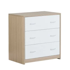 Babymore Luno Veni Chest Changer - White Oak