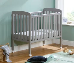 Babymore Space Saver Cot - Grey