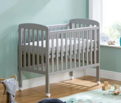 Babymore Space Saver Cot - Grey