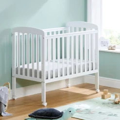 Babymore Space Saver Cot - White