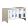 Babymore Veni Cot Bed - White Oak