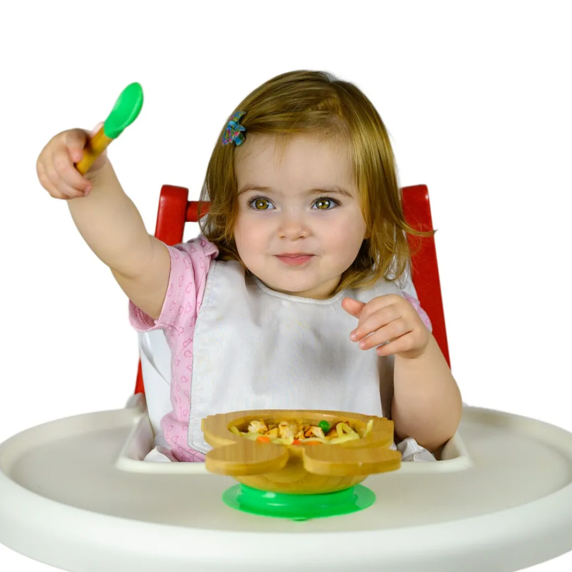 Bamboo Bunny Baby Bowl - Silicone Suction Base & Spoon