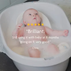 Cheeky Rascals - Portable Baby Bath - Light Grey