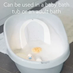 Cheeky Rascals - Soft Touch Baby Bath Support - White/Grey