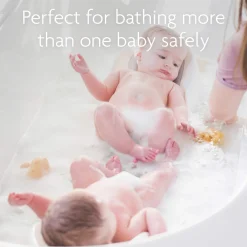 Cheeky Rascals - Soft Touch Baby Bath Support - White/Grey