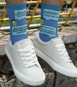 Cheesy Dad Joke Sock - Christmas Gift