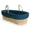 Clair De Lune - Moroccan Dream Palm Moses Basket - Blue