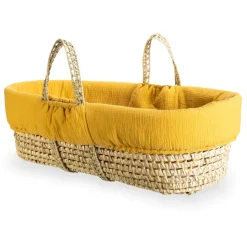 Clair De Lune - Moroccan Dream Palm Moses Basket - Yellow