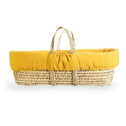 Clair De Lune - Moroccan Dream Palm Moses Basket - Yellow