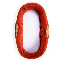 Clair De Lune - Moroccan Dream Palm Moses Basket - Red