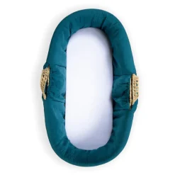 Clair De Lune - Moroccan Dream Palm Moses Basket - Blue