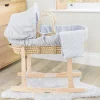 Clair De Lune - Standard Rocking Moses Basket Stand - Natural