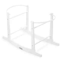 Clair De Lune - Standard Rocking Moses Basket Stand - White