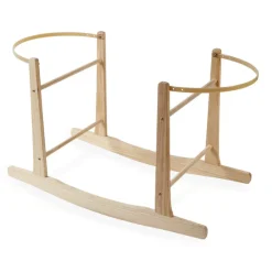 Clair De Lune - Standard Rocking Moses Basket Stand - Natural