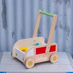 Classic World - Delivery Truck Baby Walker With Blocks
