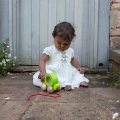 Classic World - Rolling Snail Pull Toy And Rattle