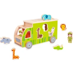 Classic World - Wooden Animal Sorting Truck