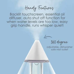 Crane Drop 2.0 4-in-1 Humidifier With Sound Machine and Night Light