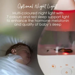 Crane Drop 2.0 4-in-1 Humidifier With Sound Machine and Night Light