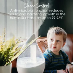 Crane Drop 2.0 4-in-1 Humidifier With Sound Machine and Night Light