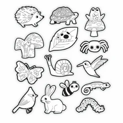 Crocodile Creek -  Colouring Stickers - Backyard Friends