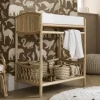 CuddleCo - Aria Wave Changer with Hanging Rail - Rattan