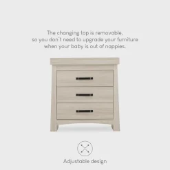 CuddleCo - Isla Dresser & Changer - Ash