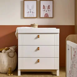 CuddleCo - Rafi Dresser & Changer - Oak & Black