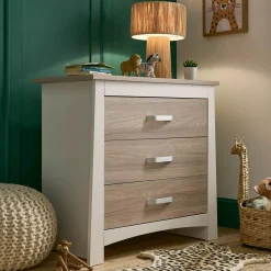 CuddleCo Ada Dresser & Changer - White & Ash