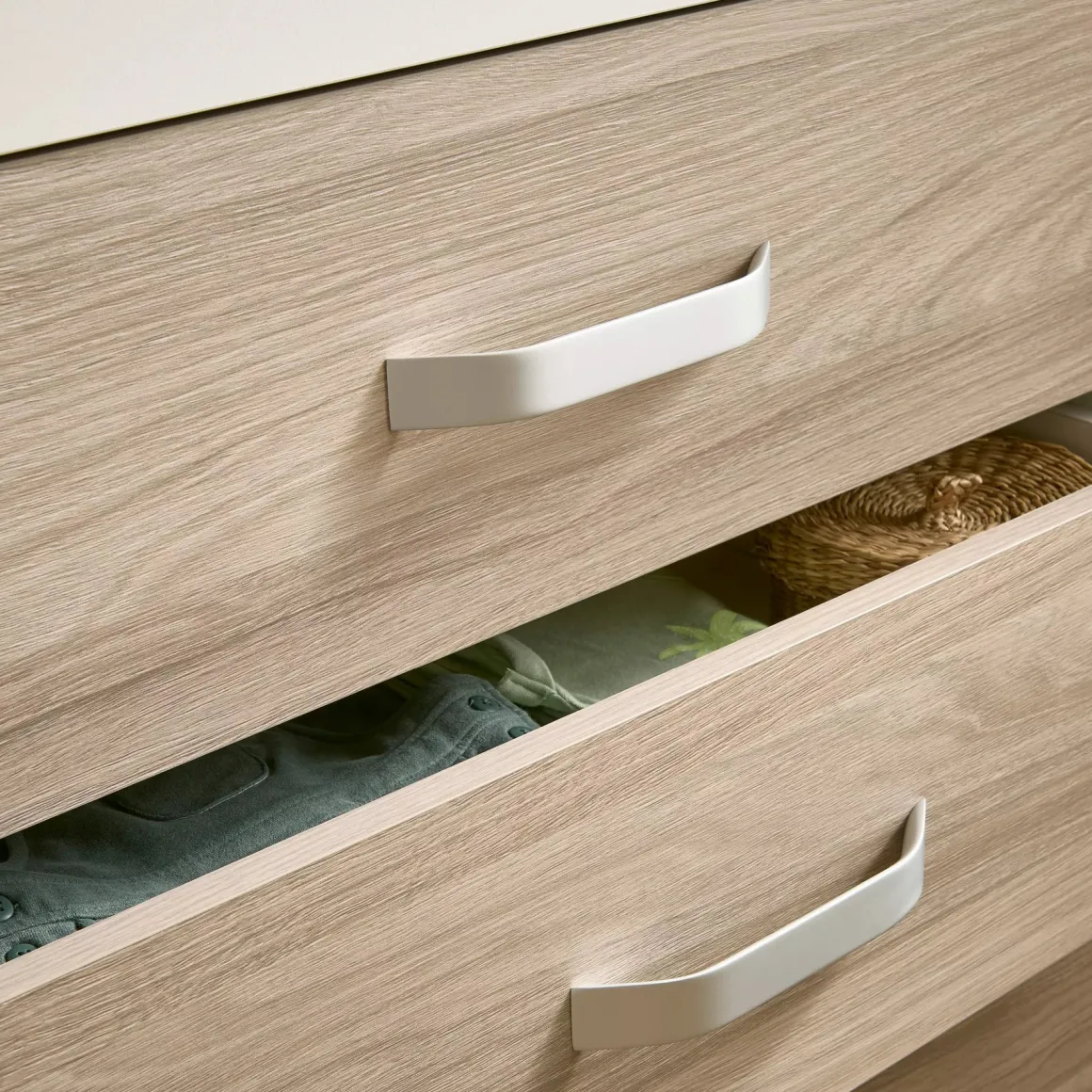 CuddleCo Ada Dresser & Changer - White & Ash
