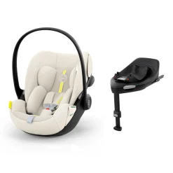 CYBEX Cloud G i-Size Plus Rotating Baby Car Seat - Seashell Beige