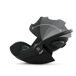 CYBEX Cloud G i-Size Plus Rotating Baby Car Seat - Moon Black