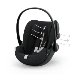 CYBEX Cloud G i-Size Plus Rotating Baby Car Seat - Moon Black