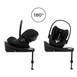 CYBEX Cloud G i-Size Plus Rotating Baby Car Seat - Moon Black