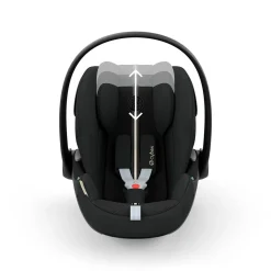 CYBEX Cloud G i-Size Plus Rotating Baby Car Seat - Moon Black