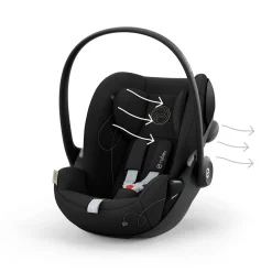 CYBEX Cloud G i-Size Rotating Baby Car Seat - Moon Black