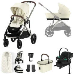 CYBEX Gazelle S Comfort Bundle - Seashell Beige