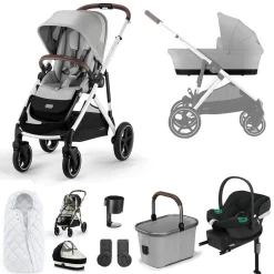 CYBEX Gazelle S Comfort Bundle - Lava Grey
