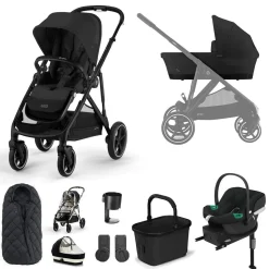 CYBEX Gazelle S Comfort Bundle - Moon Black