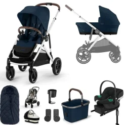 CYBEX Gazelle S Comfort Bundle - Ocean Blue