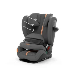 CYBEX Pallas G i-Size Plus Car Seat - Lava Grey