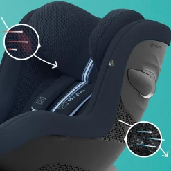 CYBEX Sirona G i-Size Car Seat - Moon Black