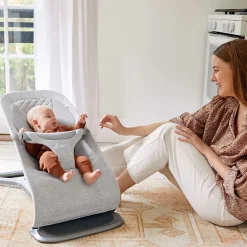 ErgoBaby Evolve Bouncer - Light Grey