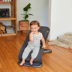 ErgoBaby Evolve Bouncer - Charcoal Grey