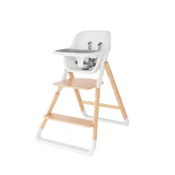 Ergobaby Evolve 2-in-1 Highchair - Natural / White - Natural Wood